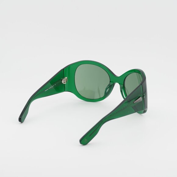 Rag & Bone RNB6004/S 01ED QT Sunglasses Green Butterfly Frame, Green Lenses - Picture 5 of 9